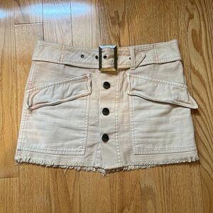 Free People Cargo Mini Skirt